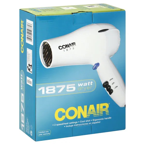 Conair Dryer 2Spd Wht 1875W 247 Zoro